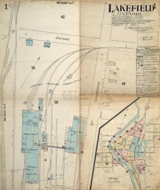 Fire insurance plan of Lakefield, Ont