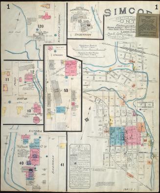 Fire insurance plan of Simcoe, Norfolk County, Ont