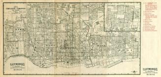 Lloyd's map of greater Toronto and suburbs