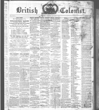 British Colonist March 06, 1846)