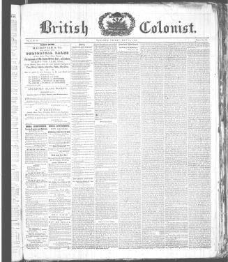 British Colonist May 15, (1846)