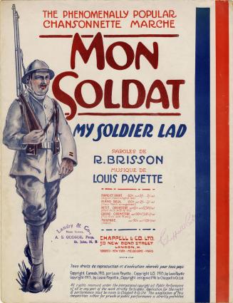 Mon soldat = My soldier lad