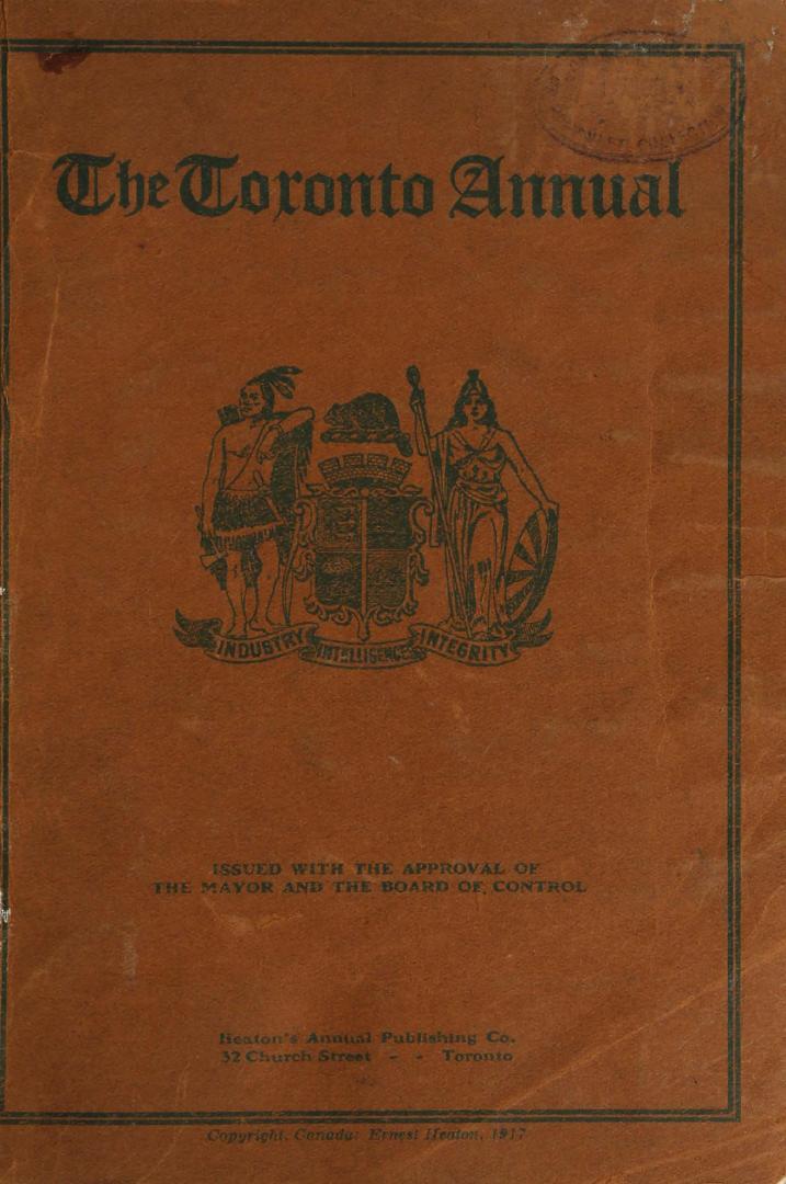 Toronto annual, 1917