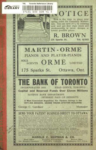 Vernon's farmers' and business directory for the counties of Carleton, Dundas, Glengarry, Lanark, Prescott, Renfrew, Russell and Stormont