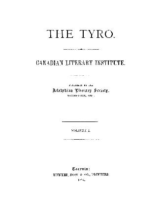 The Tyro