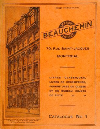 Catalogue no. 1: livres classiques, livres de récompense, fournitures de classe et de bureau, objets de piété