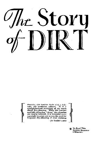 The story of dirt