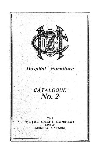 Illustrated catalogue no. 2: [hospital furniture] 