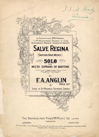 Salve Regina : Saviour have mercy