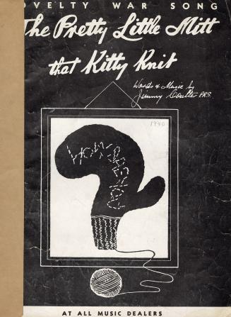 The pretty little mitt that Kitty knit