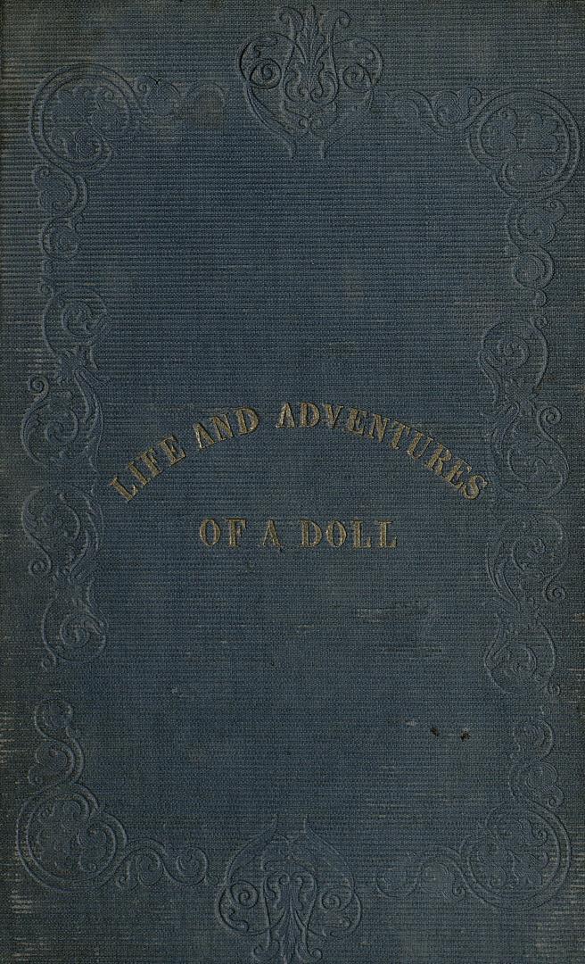 Book cover; blue.