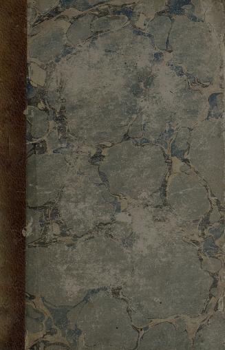 Book cover; marbled.