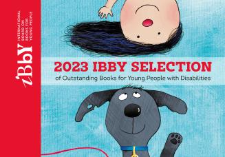 Book cover: Shows the front cover and spine of the 2023 IBBY Catalogue. The spine reads: IBBY I ...