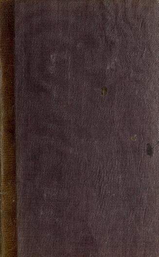 Book cover purple cloth cover with brown leather spine. "English Boy at the Cape 2" stamped in …