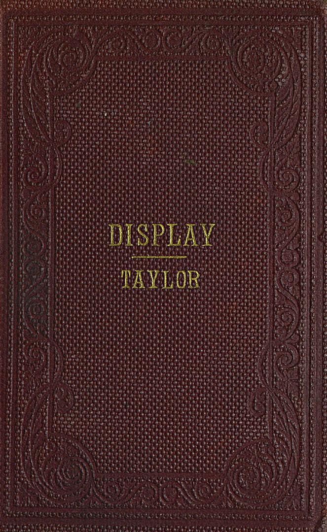 reddish brown book cover with decorative embossing