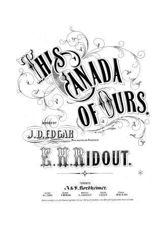 Cover features: title and composition information in decorative script with embellishments (bla…