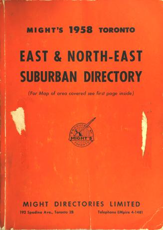 Toronto east and north east suburban directory